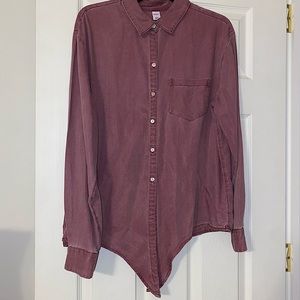 Old Navy Red Button down